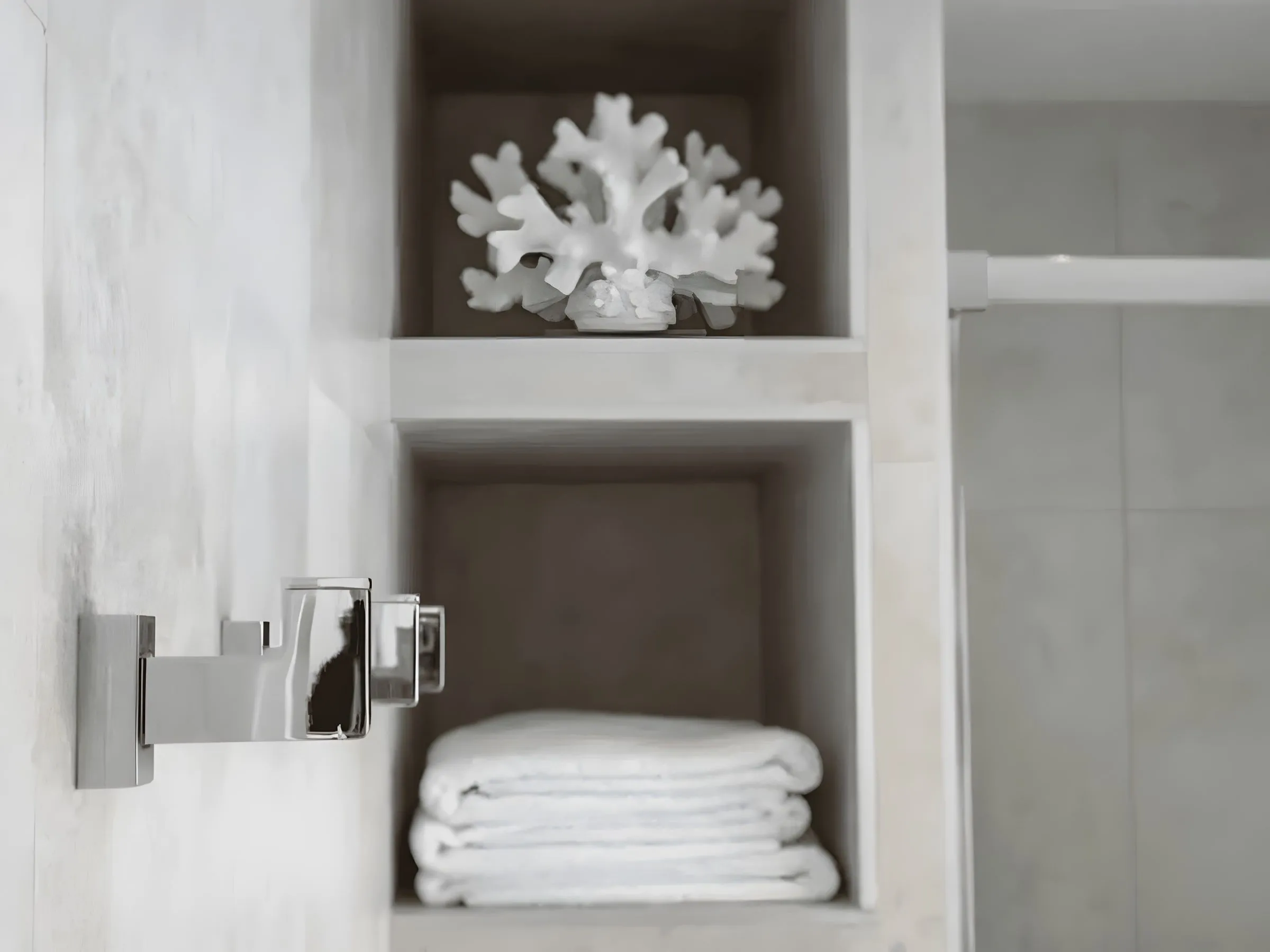 Hornacinas de obra en el baño